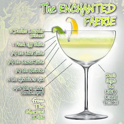 ENCHANTED FAIRY COCKTAIL RECIPE WITH INGREDIENTS